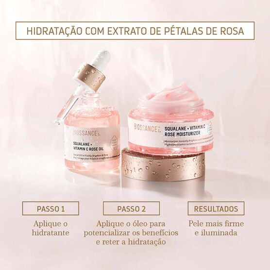 SQUALANE  + VITAMIN C ROSE MOISTURIZER